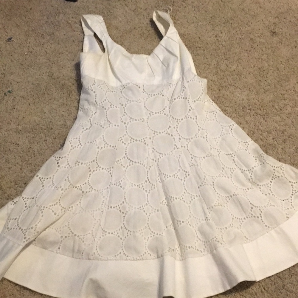 White/cream dress